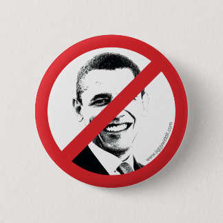 International No! Obama Pinback Button