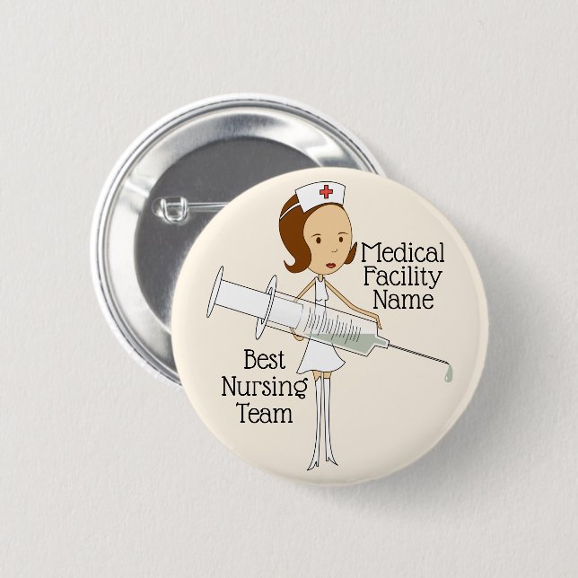 International Nurses Day Button (Front & Back)