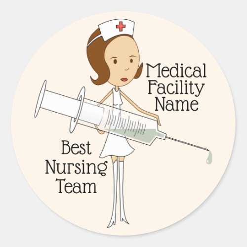 International Nurses Day Classic Round Sticker