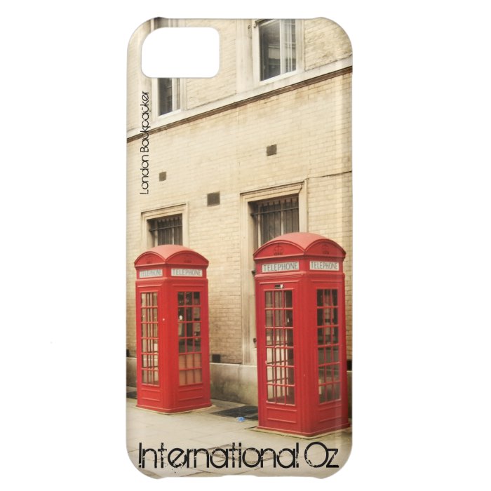 International Oz   London Backpacker iPhone Case iPhone 5C Case