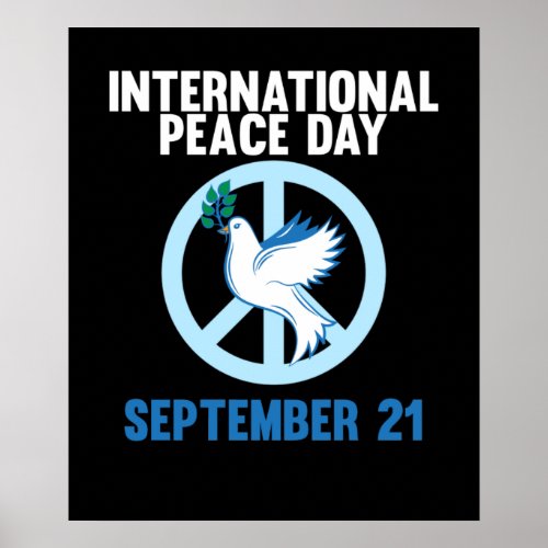 International Peace Day Earth World Peace Day Poster