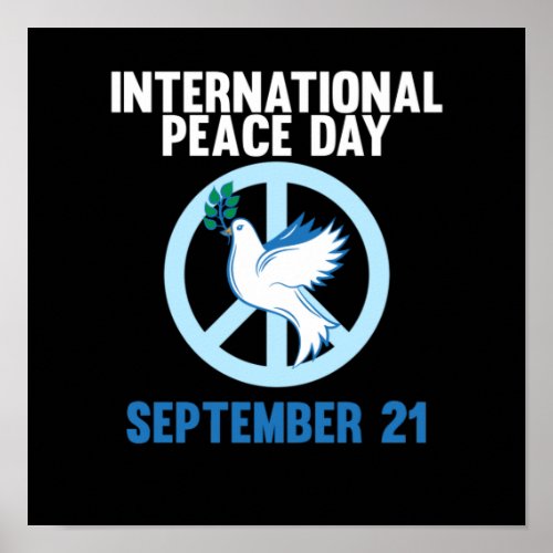 International Peace Day Earth World Peace Day Poster