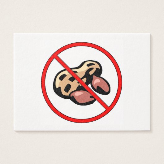 International Peanut Allergy Card (Front)