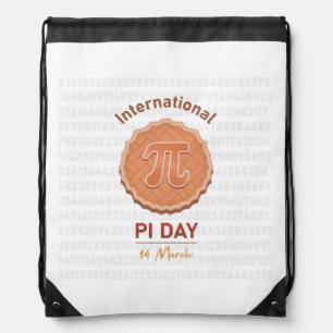 International Pi Day Drawstring Bag