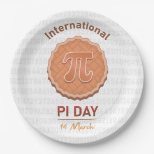 International Pi Day Paper Plates