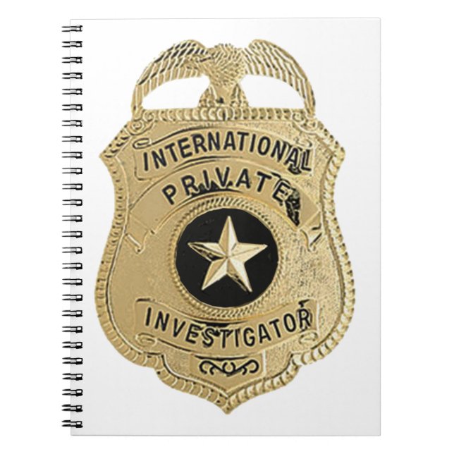 International Private Investigator Notebook (Front)