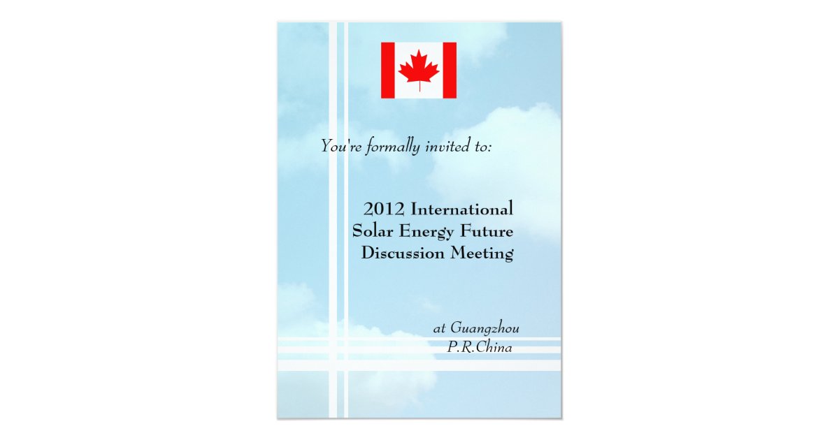 International, professional business meeting invitation | Zazzle.com