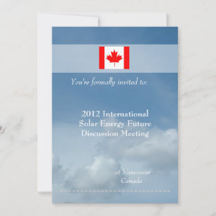 International, professional meeting invitations