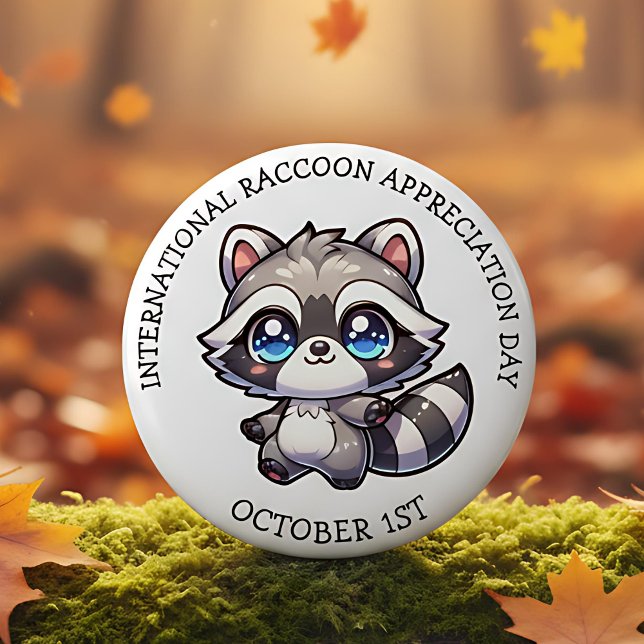 International Raccoon Appreciation Day Button (Creator Uploaded)