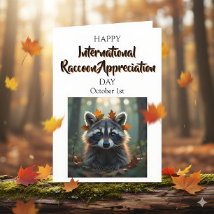 International Raccoon Appreciation Day Card