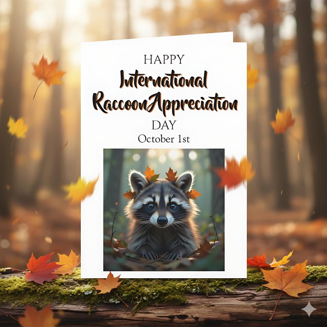 International Raccoon Appreciation Day Card (Creator Uploaded)