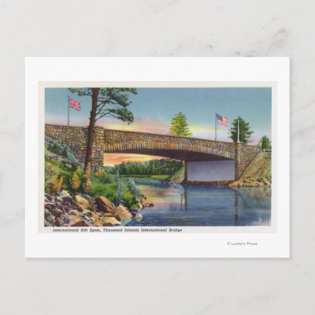 International Rift Span of International Postcard (Front)