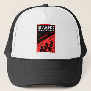 International rowing trucker hat