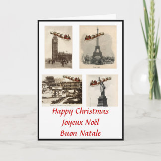 International Santa Christmas Card