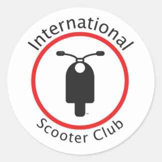 International Scooter Club Sticker