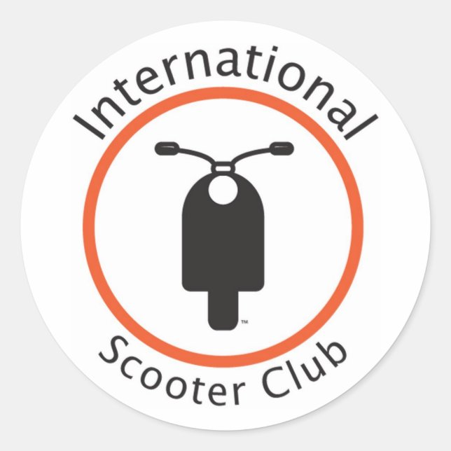 International Scooter Club Sticker (Front)