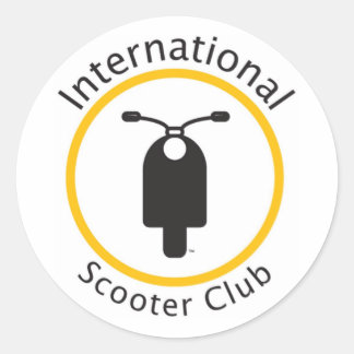 International Scooter Club Sticker