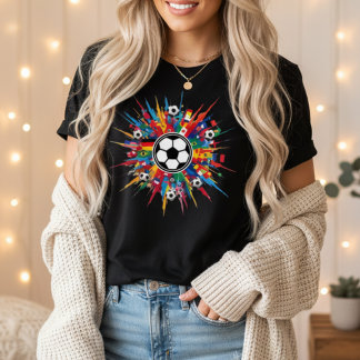 International Soccer Flags Burst T-Shirt