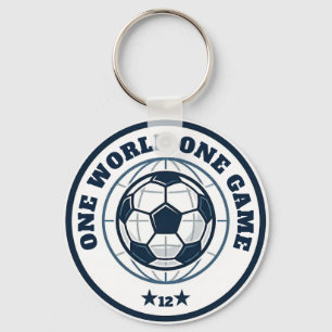 International Soccer Tournament ; Global Soccer Keychain
