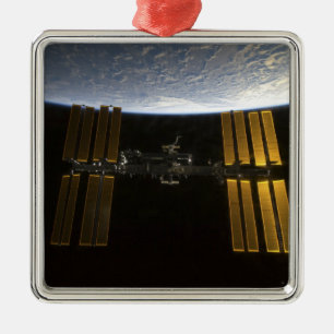 International Space Station 10 Metal Ornament