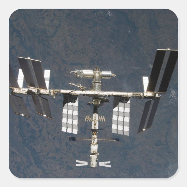 International Space Station 13 Square Sticker (Front)