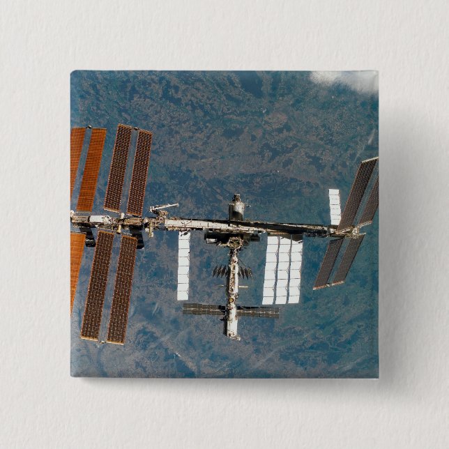 International Space Station 15 Pinback Button (Front)