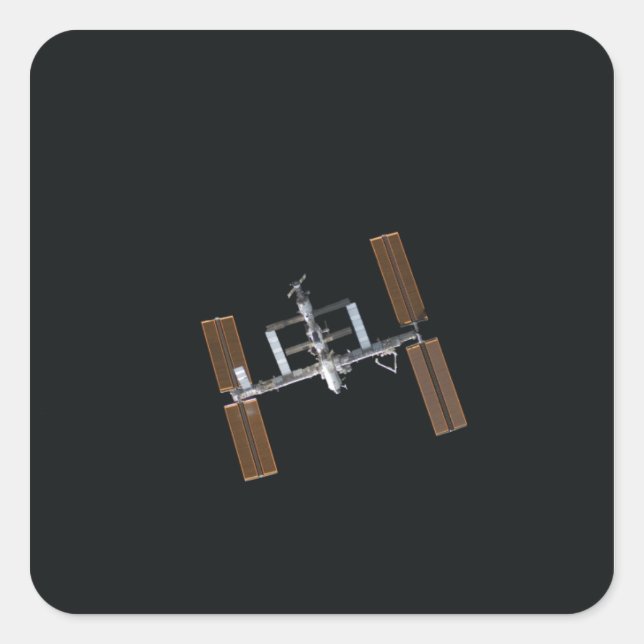 International Space Station 16 Square Sticker (Front)