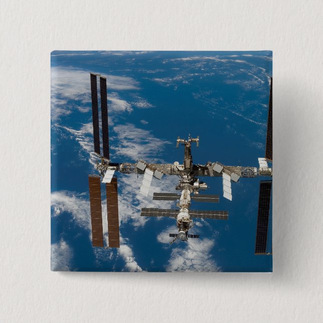 International Space Station 18 Pinback Button (Front)