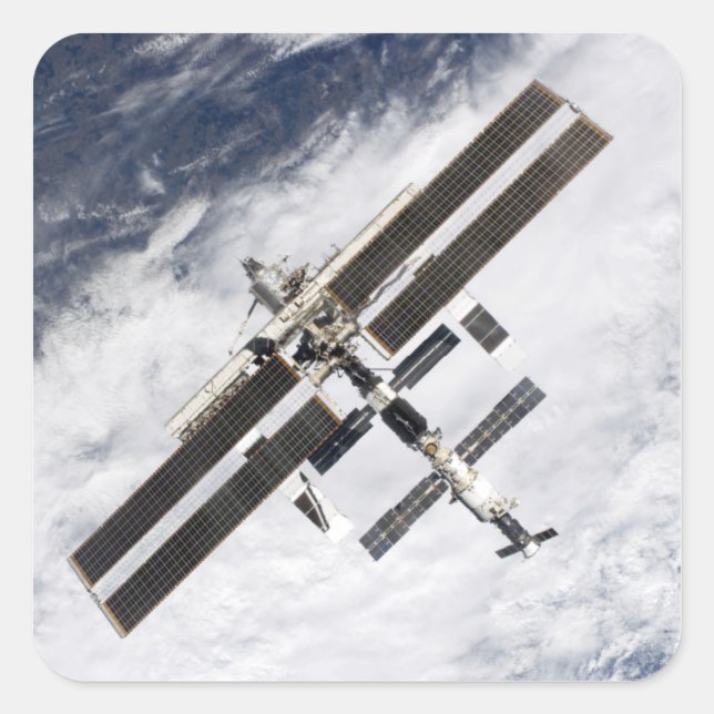 International Space Station 20 Square Sticker (Front)