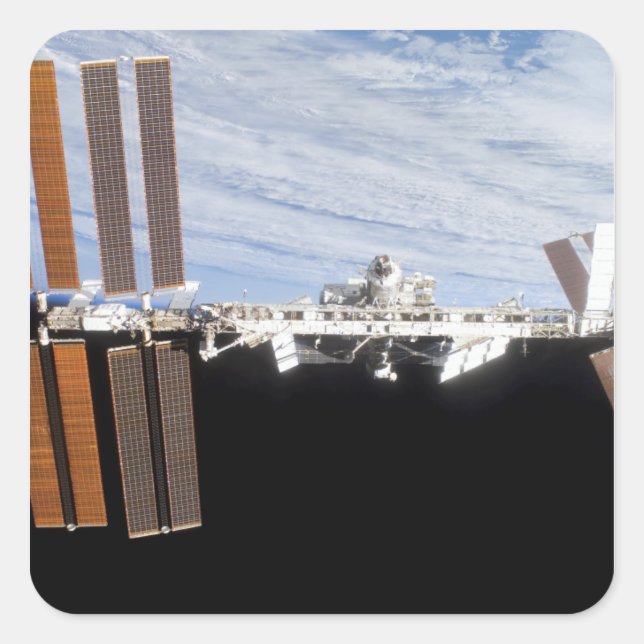 International Space Station 21 Square Sticker (Front)