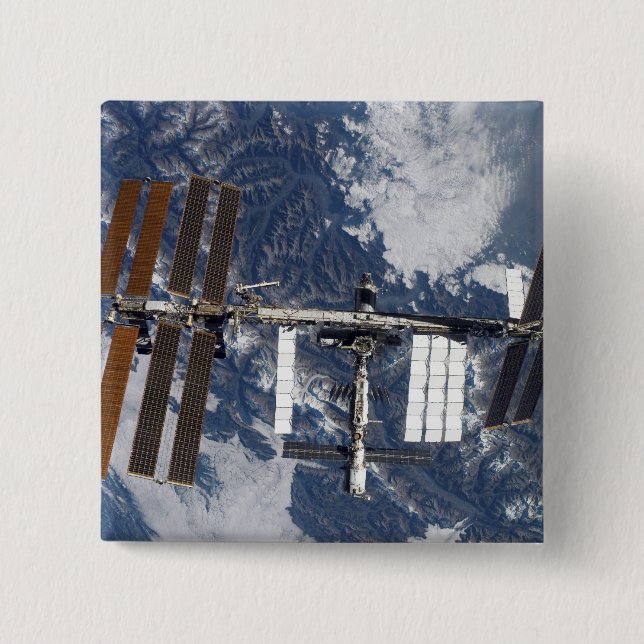 International Space Station 22 Pinback Button (Front)