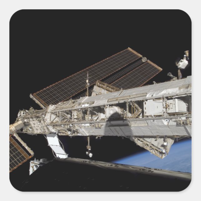 International Space Station 23 Square Sticker (Front)