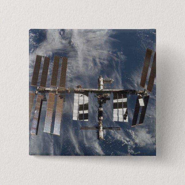 International Space Station 25 Pinback Button (Front)
