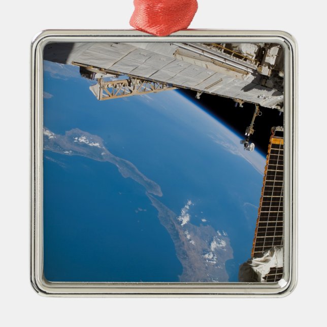 International Space Station 27 Metal Ornament (Front)