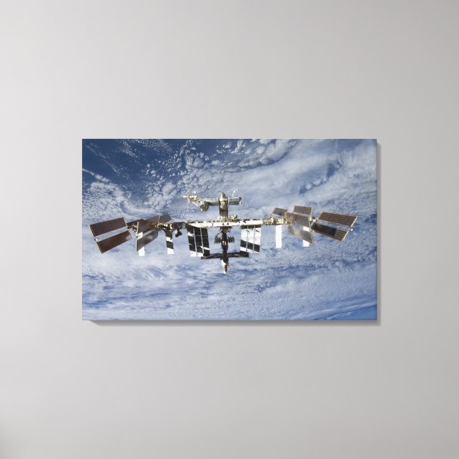 International Space Station 28 Canvas Print (Front)