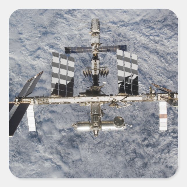 International Space Station 6 Square Sticker (Front)