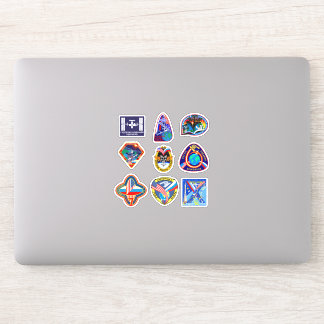 International Space Station Expedition ISS-01 -09 Sticker
