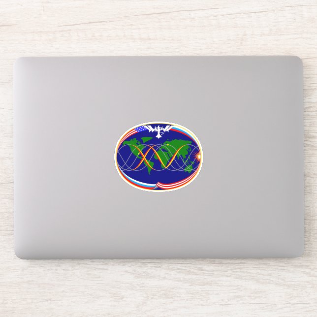 International Space Station Expedition ISS-15 Sticker (Computer)