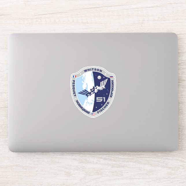 International Space Station Expedition ISS-51 Sticker (Computer)