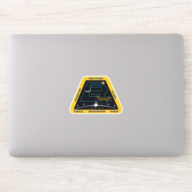 International Space Station Expedition ISS-54 Sticker (Computer)