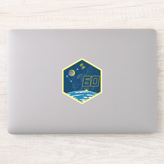 International Space Station Expedition ISS-60 Sticker (Computer)