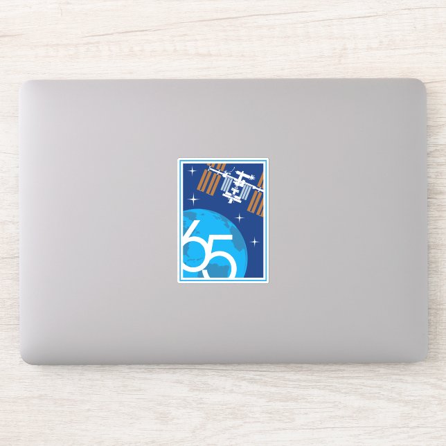 International Space Station Expedition ISS-65 Sticker (Computer)