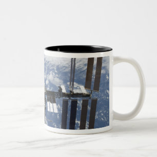 International Space Station in orbit 2 Two-Tone Coffee Mug