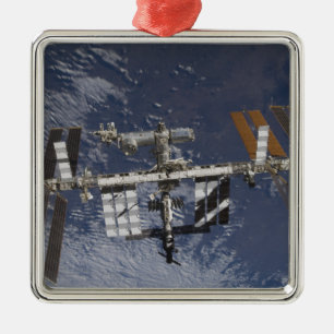 International Space Station in orbit Metal Ornament