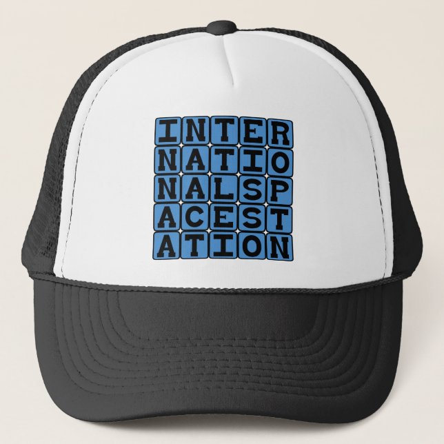 International Space Station, ISS, NASA Trucker Hat (Front)