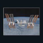 International Space Station ISS Postcard<br><div class="desc">The International Space Station (ISS) is an internationally developed research facility that is being assembled in low Earth orbit. On-orbit construction of the station began in 1998 and is scheduled for completion by late 2011. The station is expected to remain in operation until at least 2015,  and likely 2020.</div>