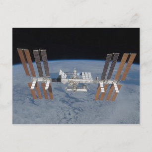International Space Station ISS Postcard