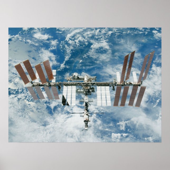 International Space Station (ISS) Poster (Front)