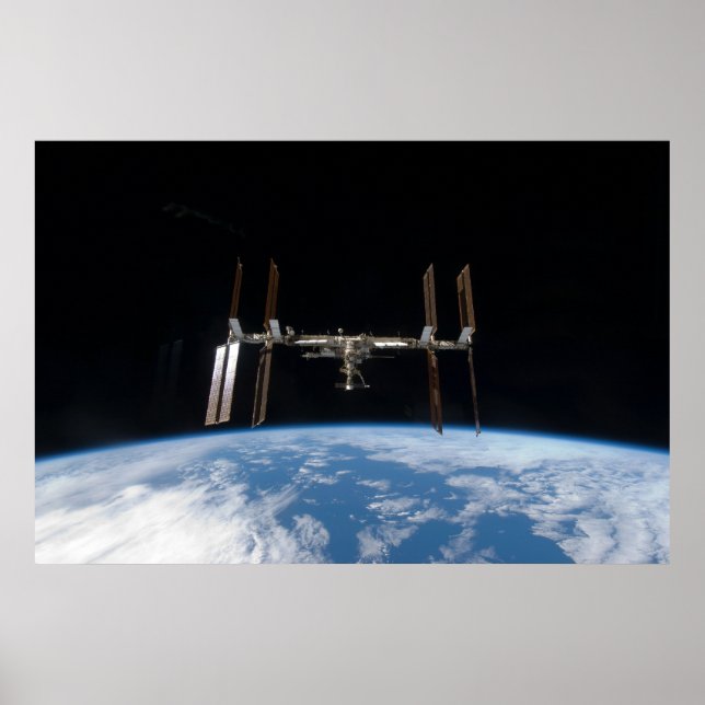 International Space Station (ISS) Poster (Front)