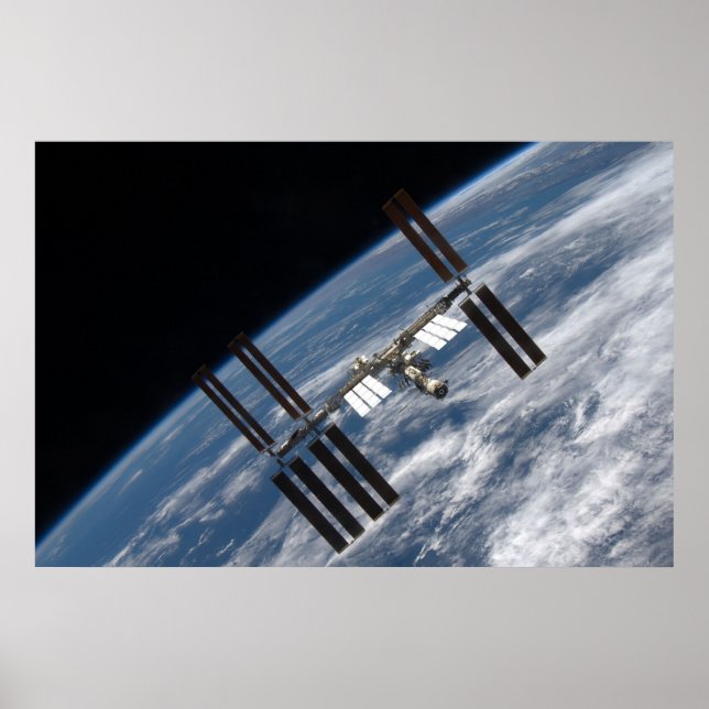 International Space Station (ISS) Poster (Front)
